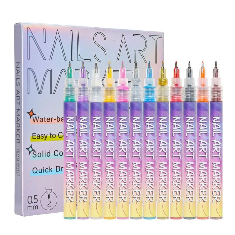Professional Nail Painting Pen 0.5mm Precise Tip Fast Dry Acrylic Marker Portable Crafting Tool For Beginners Artists 1
Professional Nail Painting Pen 0.5mm Precise Tip Fast Dry Acrylic Marker Portable Crafting Tool For Beginners Artists 1
