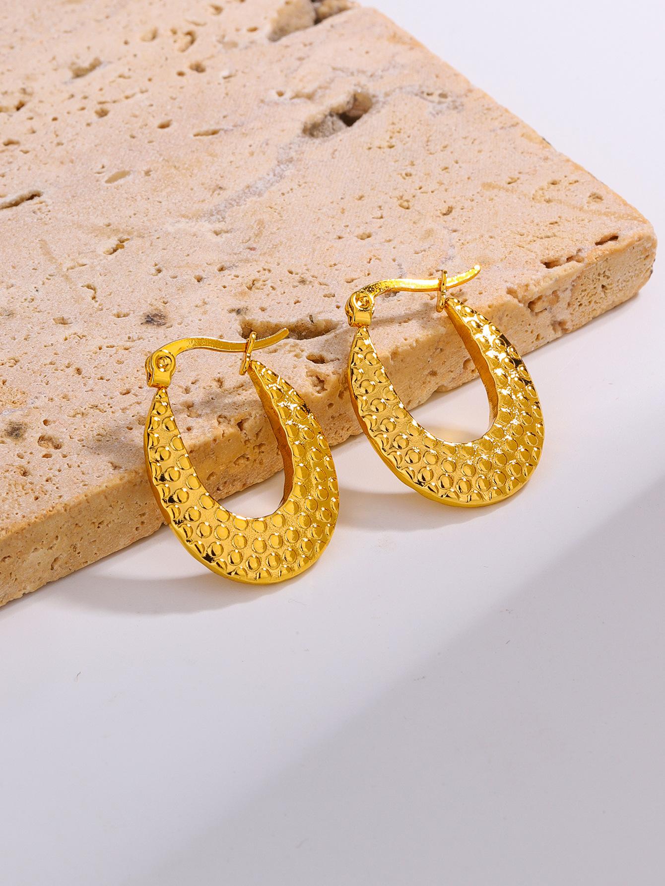Popular ins wind irregular earrings special-shaped stainless steel plated 11K gold earrings commuter versatile stud earrings
Popular ins wind irregular earrings special-shaped stainless steel plated 11K gold earrings commuter versatile stud earrings