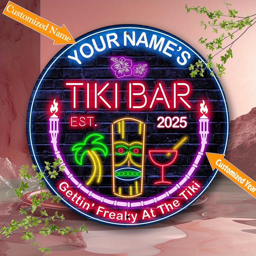 1PC 20x20cm Custom Aluminum Sign Tiki Bar Decor Neon Style Palm Print Retro Lounge Wall Art білий
1PC 20x20cm Custom Aluminum Sign Tiki Bar Decor Neon Style Palm Print Retro Lounge Wall Art білий