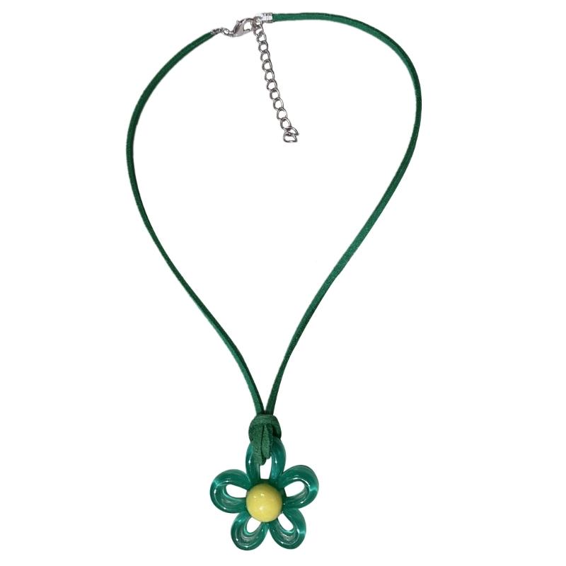 Fashion Flower Necklace Colorful Hollow Flower Pendant Chokers Jewelry Women Velvets Rope Flower Pendant Necklace зелений
Fashion Flower Necklace Colorful Hollow Flower Pendant Chokers Jewelry Women Velvets Rope Flower Pendant Necklace зелений