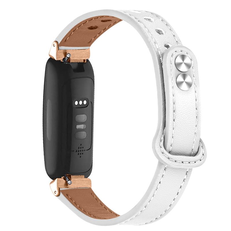 For Fitbit Inspire/Inspire HR/Inspire 2/Ace 2 Double Snap Button Watch Strap Genuine Cowhide Leather Wrist Band,Rose Gold Connector Baby Blue
For Fitbit Inspire/Inspire HR/Inspire 2/Ace 2 Double Snap Button Watch Strap Genuine Cowhide Leather Wrist Band,Rose Gold Connector Baby Blue