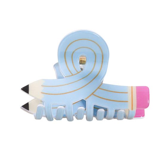 Hair Claw Cartoon Pencil Design Hair Clip Medium Size Back Head Shark Hair Claw Anti-slip Teeth Strong Grip Hair Accessory синий
Hair Claw Cartoon Pencil Design Hair Clip Medium Size Back Head Shark Hair Claw Anti-slip Teeth Strong Grip Hair Accessory синий