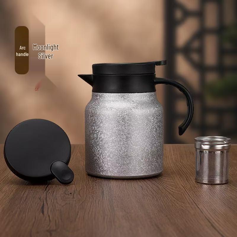 Titanium-Coated Smart Temperature Kettle, Large Capacity, Anti-Scald, Double-Walled, Insulated Tea Pot, Slow Cooker with Handle 1000ml
Titanium-Coated Smart Temperature Kettle, Large Capacity, Anti-Scald, Double-Walled, Insulated Tea Pot, Slow Cooker with Handle 1000ml