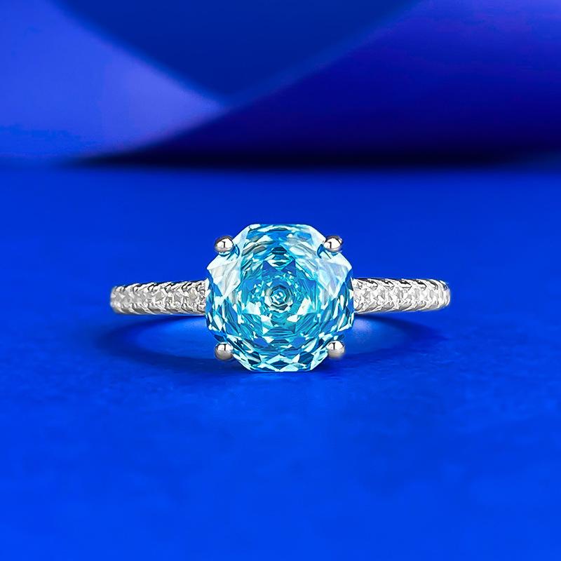 Pure 2.5 Carat Millennium Cut Octagonal Wedding Ring Available As A Gift No. 9
Pure 2.5 Carat Millennium Cut Octagonal Wedding Ring Available As A Gift No. 9