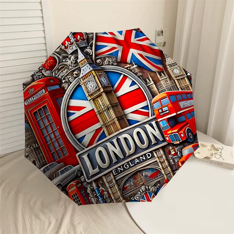 1PC London England Umbrella-8-Rib Reinforced, Automatic Open, Lightweight & Durable, Cute Fashion Accessory for Outdoor-P111
1PC London England Umbrella-8-Rib Reinforced, Automatic Open, Lightweight & Durable, Cute Fashion Accessory for Outdoor-P111