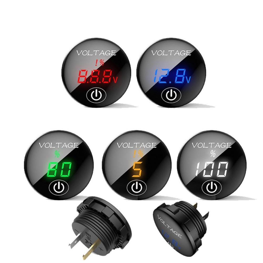 Round Car Voltmeter 5V-48V Battery Capacity Display Meter Universal Auto Voltage Meter зелений
Round Car Voltmeter 5V-48V Battery Capacity Display Meter Universal Auto Voltage Meter зелений