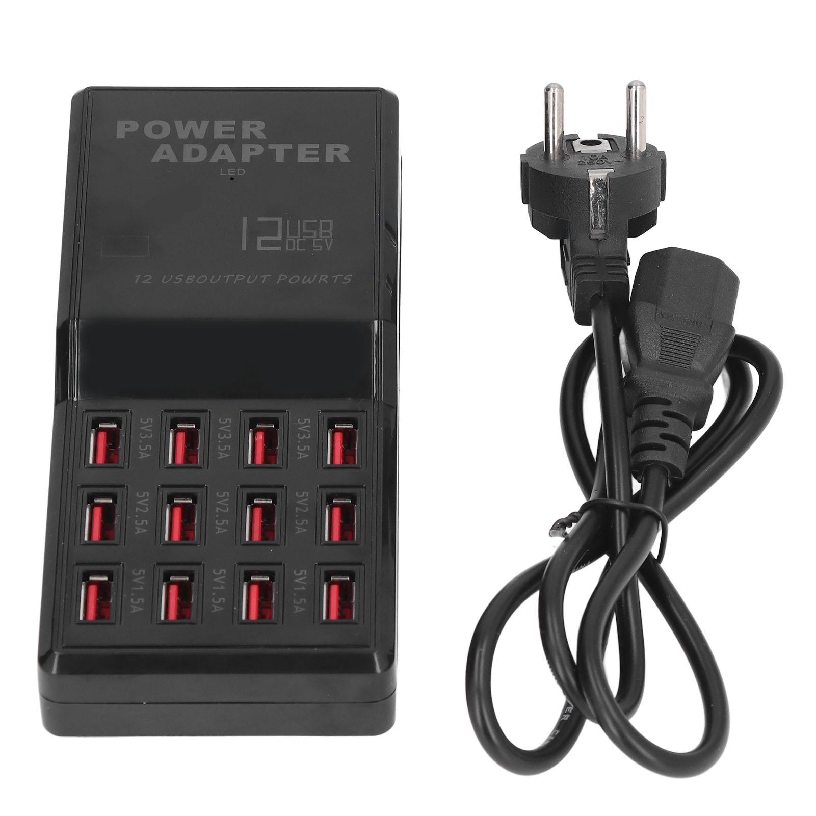 Многопортовое USB зарядное устройство 12A Высокая мощность 12 портов USB зарядная станция для MP3 MP4 мобильных телефонов переменного тока
Многопортовое USB зарядное устройство 12A Высокая мощность 12 портов USB зарядная станция для MP3 MP4 мобильных телефонов переменного тока
