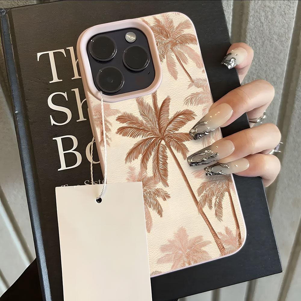 Vintage Pink Palm Tree Pattern Design Protective Cover for iPhone 17 16 15 14 13 12 11 16E Series Pro Max Plus iphone 17 Air
Vintage Pink Palm Tree Pattern Design Protective Cover for iPhone 17 16 15 14 13 12 11 16E Series Pro Max Plus iphone 17 Air