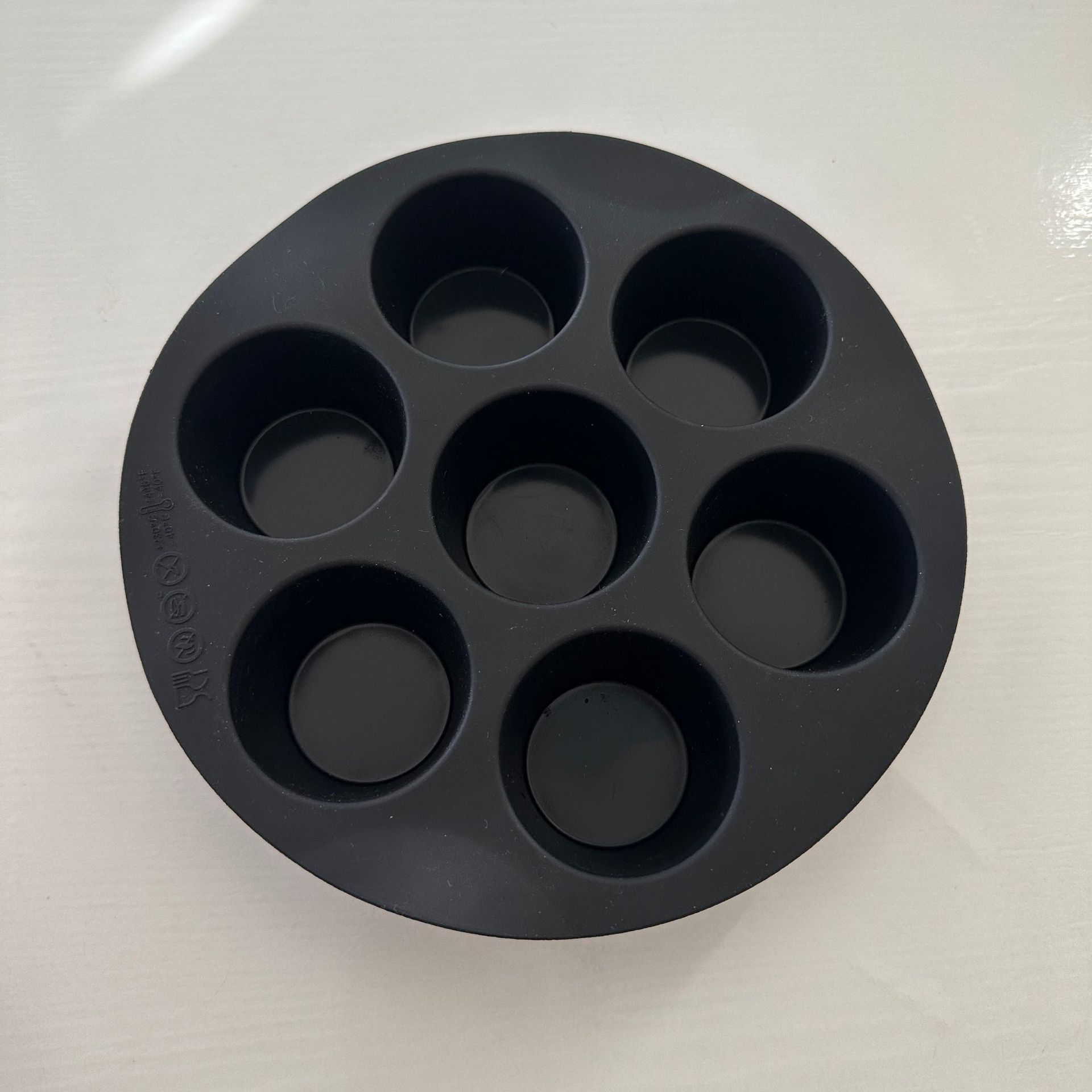 1шт силиконовая форма для торта 7-отверстий фритюрница аксессуары форма для выпечки в микроволновой печи пищевая силиконовая форма для выпечки торта инструменты для противня