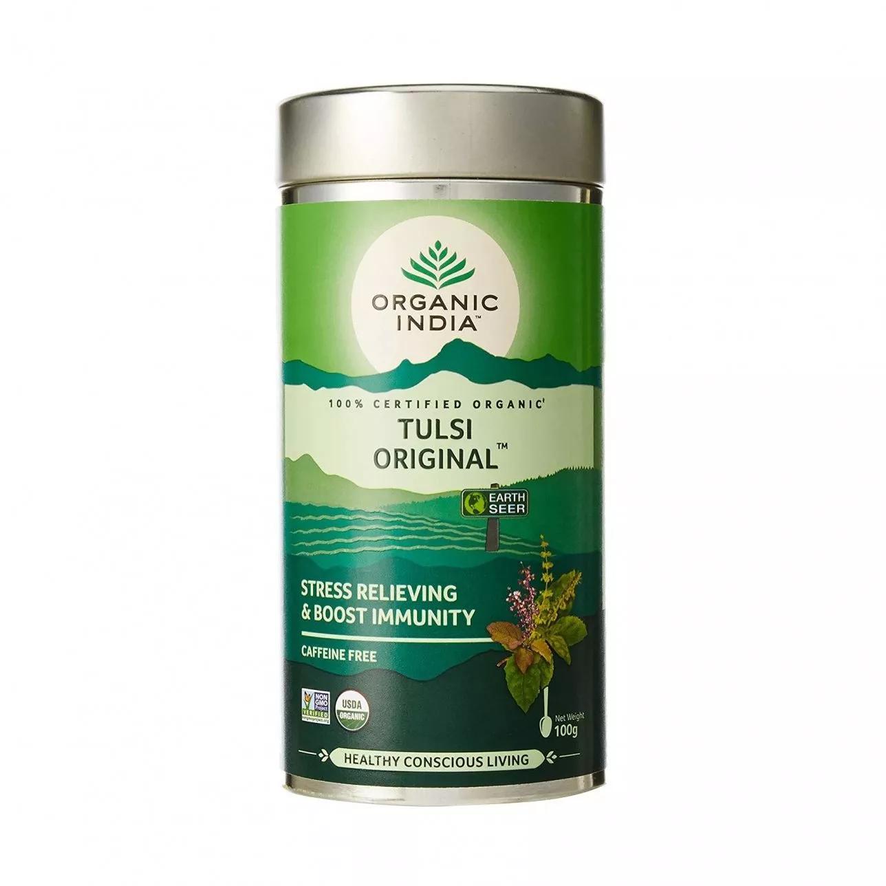 Тулси: чай для снятия стресса и укрепления иммунитета (100 г), Tulsi Original, Organic India
Тулси: чай для снятия стресса и укрепления иммунитета (100 г), Tulsi Original, Organic India