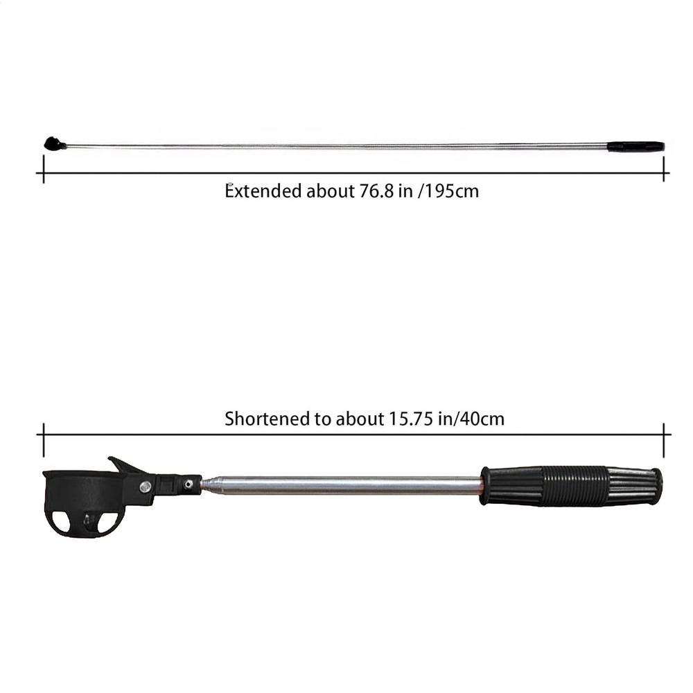 Retractable 40-195cm Egg grabber Stainless Steel High Quality Portable Tools Telescopic Multifunctional egg collector for Farm чорний
Retractable 40-195cm Egg grabber Stainless Steel High Quality Portable Tools Telescopic Multifunctional egg collector for Farm чорний