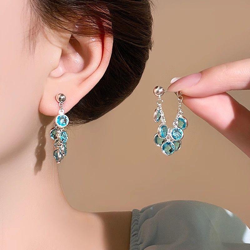 2025 New Fashion Crystal Pendant Earrings For Women Luxury Long Tassel Drop Dangle Earrings Unique Jewelry Gifts синий
2025 New Fashion Crystal Pendant Earrings For Women Luxury Long Tassel Drop Dangle Earrings Unique Jewelry Gifts синий