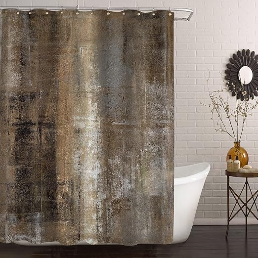 Tan Brown Rustic Shower Curtain Set, Abstract Wood Fabric Shower Curtains For Fall Bathroom Decor, Copper Vintage Cloth Art Bat коричневый
Tan Brown Rustic Shower Curtain Set, Abstract Wood Fabric Shower Curtains For Fall Bathroom Decor, Copper Vintage Cloth Art Bat коричневый