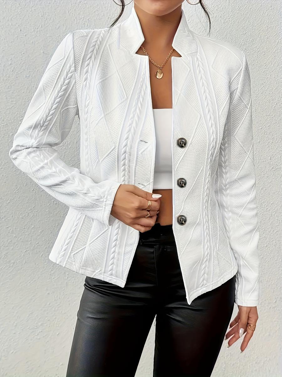 New Arrivals woMen s Fashion Button-Down Blazer Jacket S белый
New Arrivals woMen s Fashion Button-Down Blazer Jacket S белый
