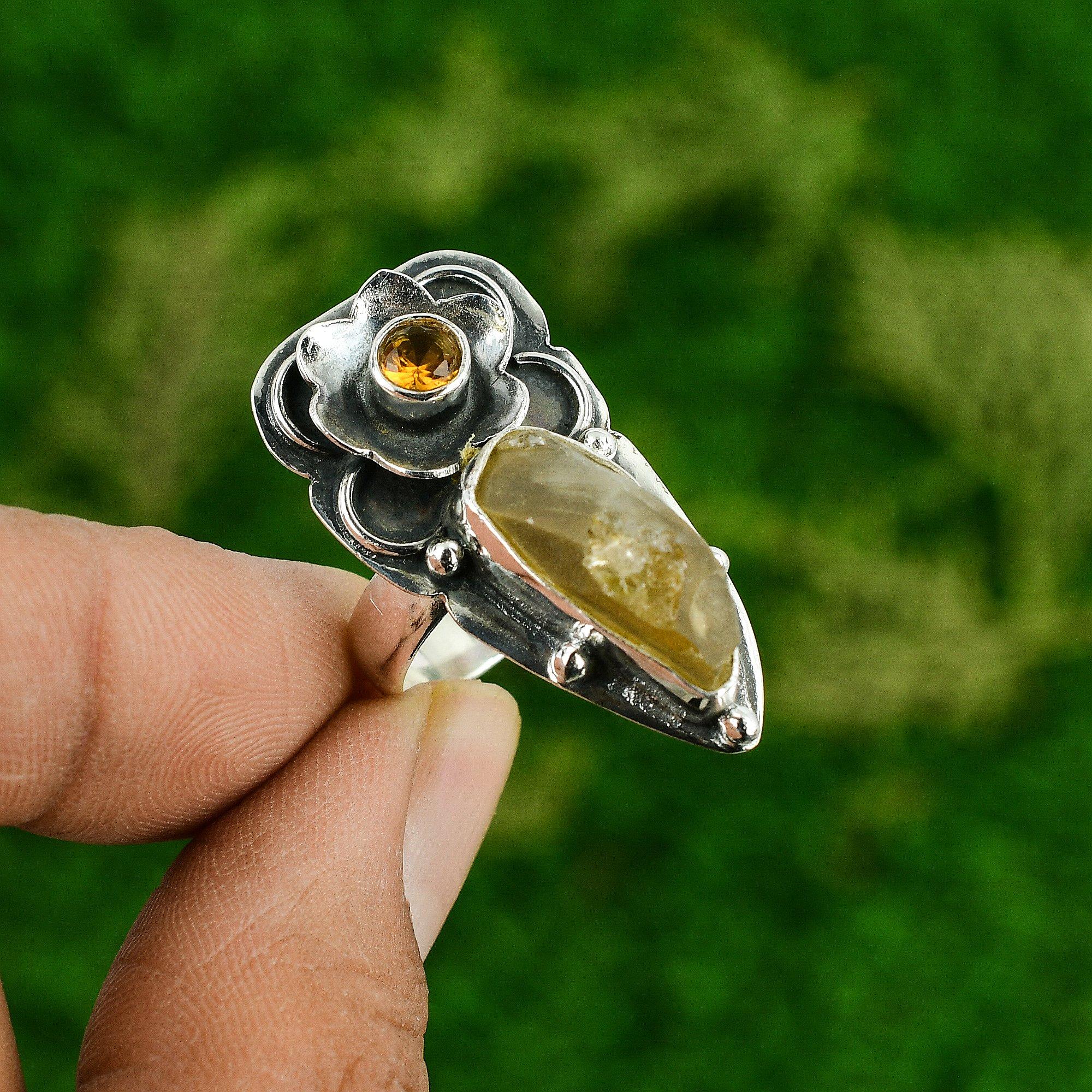 Натуральный Цитрин Необработанный Штабелируемый Кольцо-Цветок Размер 6,75 Серебро 925 пробы Для Женщин 6.75
Натуральный Цитрин Необработанный Штабелируемый Кольцо-Цветок Размер 6,75 Серебро 925 пробы Для Женщин 6.75