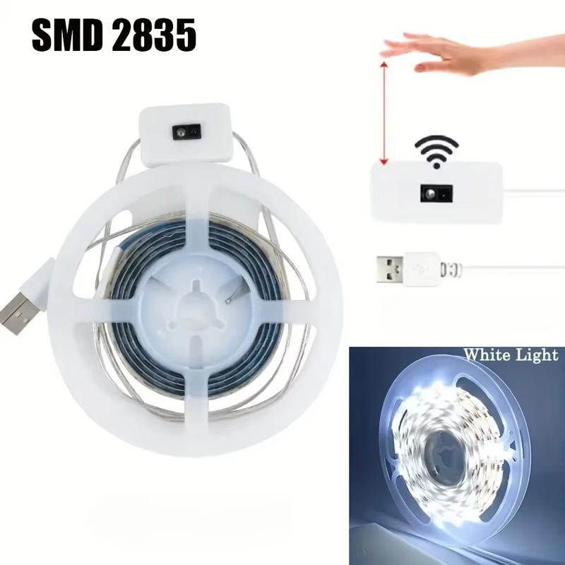 Светодиодная лента USB 5 В с датчиком жестов, водонепроницаемая, гибкая, с регулируемой яркостью, 2835, для освещения зеркала, телевизора, спальни 5M белый
Светодиодная лента USB 5 В с датчиком жестов, водонепроницаемая, гибкая, с регулируемой яркостью, 2835, для освещения зеркала, телевизора, спальни 5M белый