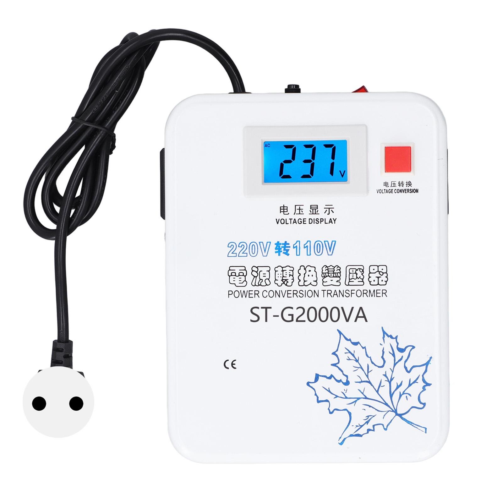AC Voltage Converter 2000W To Buck Transformer 2 Universal Socket High Efficiency Power Converter
AC Voltage Converter 2000W To Buck Transformer 2 Universal Socket High Efficiency Power Converter