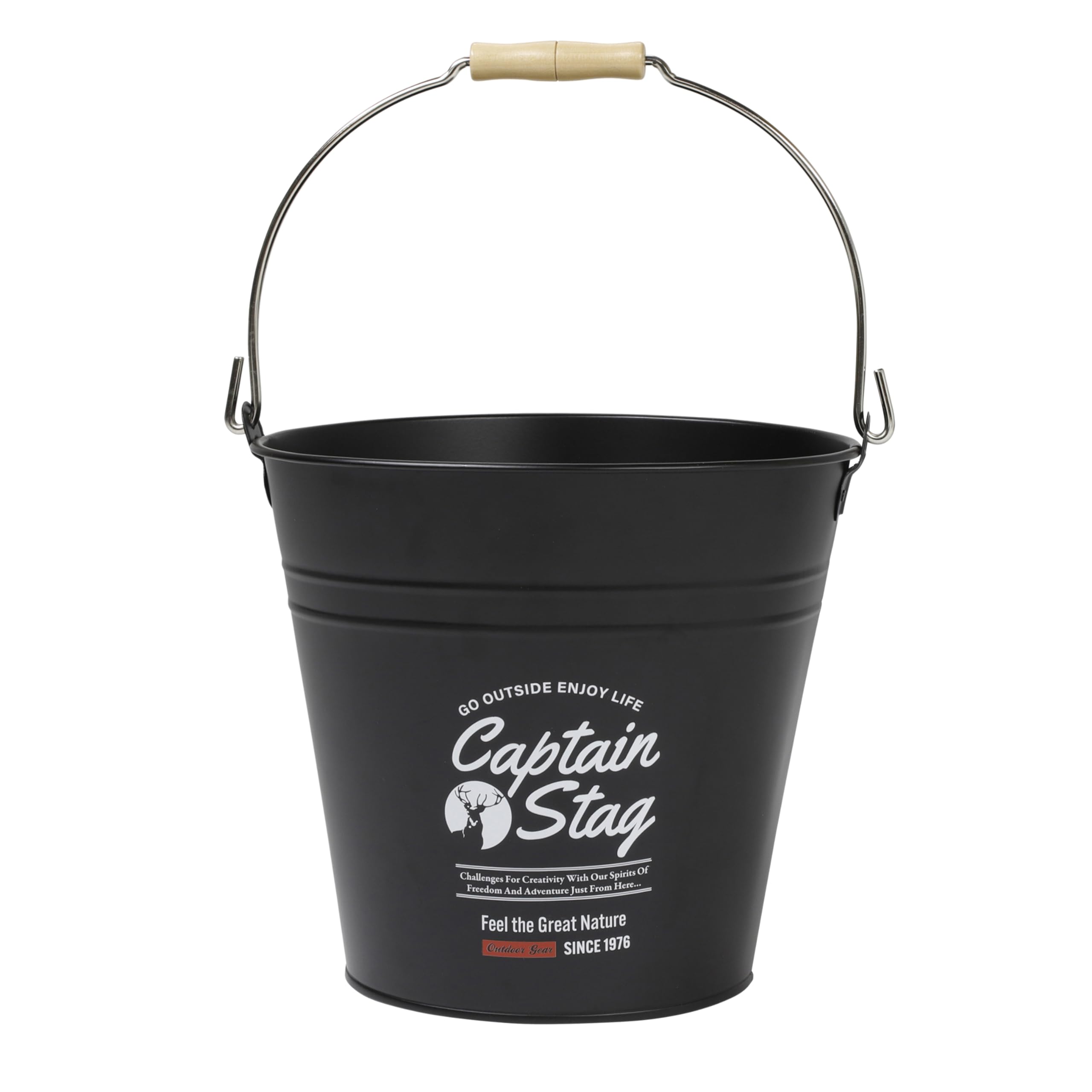 Ведро CAPTAIN STAG Outdoor Bucket CS Tin Bucket 10 л с деревянной ручкой черного цвета UM-1619 чёрный
Ведро CAPTAIN STAG Outdoor Bucket CS Tin Bucket 10 л с деревянной ручкой черного цвета UM-1619 чёрный