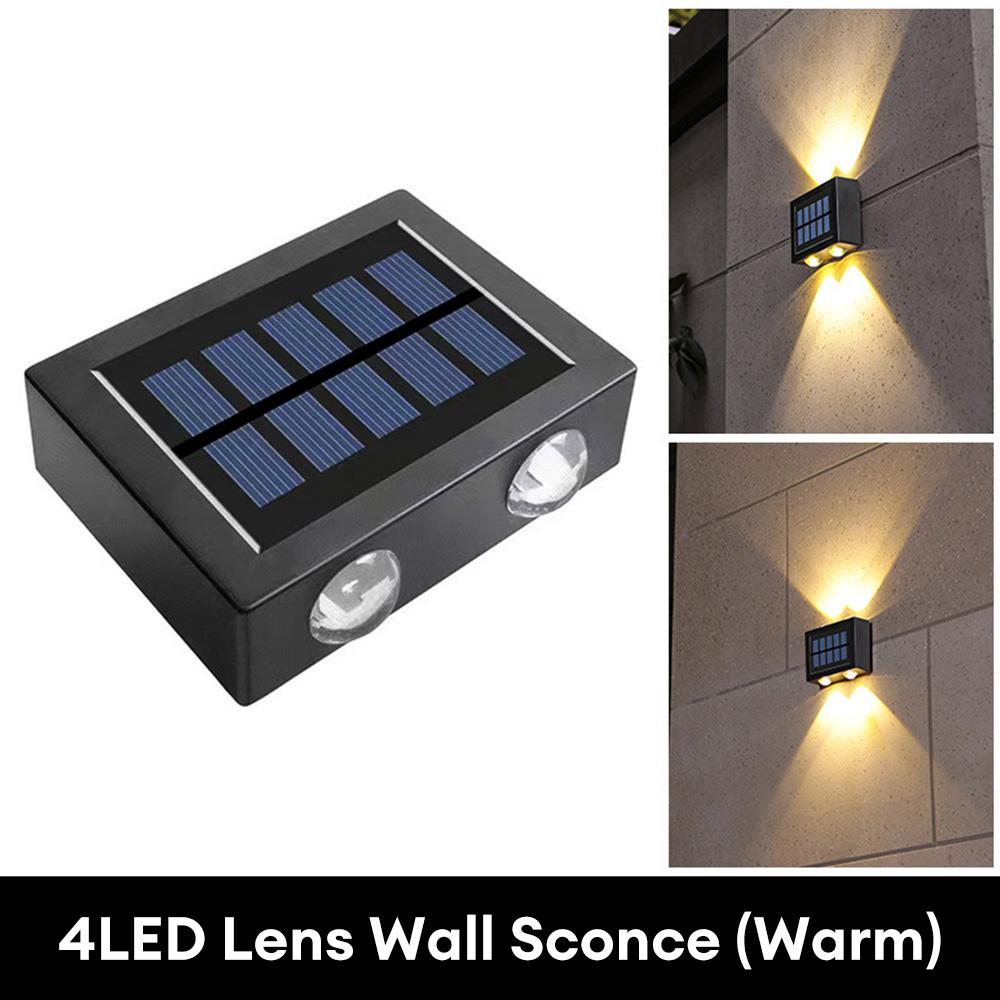 Солнечный настенный светодиодный светильник для сада, настенный светильник для украшения сада, водонепроницаемый, IP65, светящийся вверх и вниз, наружный солнечный светодиодный светильник
Солнечный настенный светодиодный светильник для сада, настенный светильник для украшения сада, водонепроницаемый, IP65, светящийся вверх и вниз, наружный солнечный светодиодный светильник