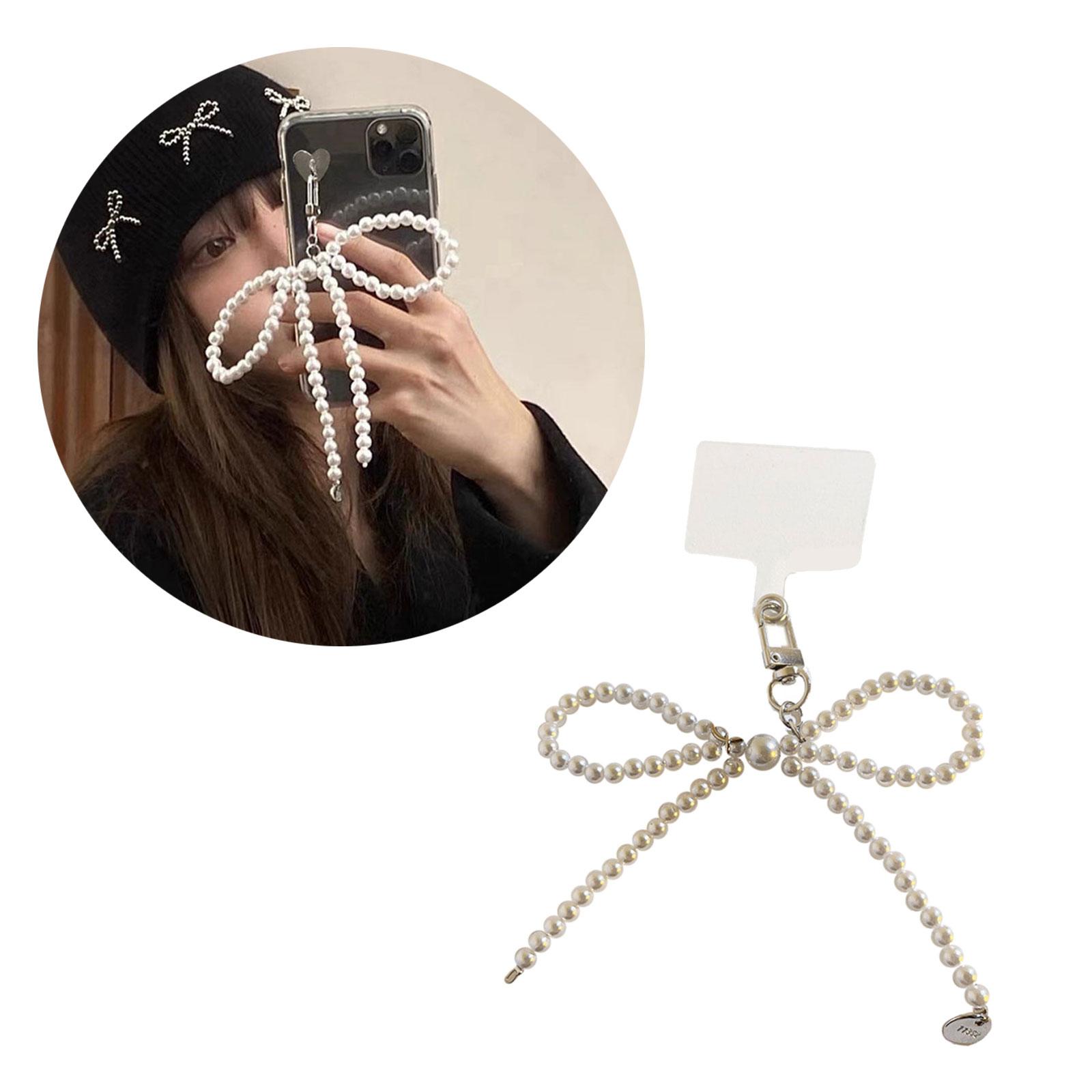 Pearls Beaded Bowknot Hanging Pendant Sweet Cool Phone Strap Bag Decoration Portable Sweet Lanyard for Girls Women червоний
Pearls Beaded Bowknot Hanging Pendant Sweet Cool Phone Strap Bag Decoration Portable Sweet Lanyard for Girls Women червоний