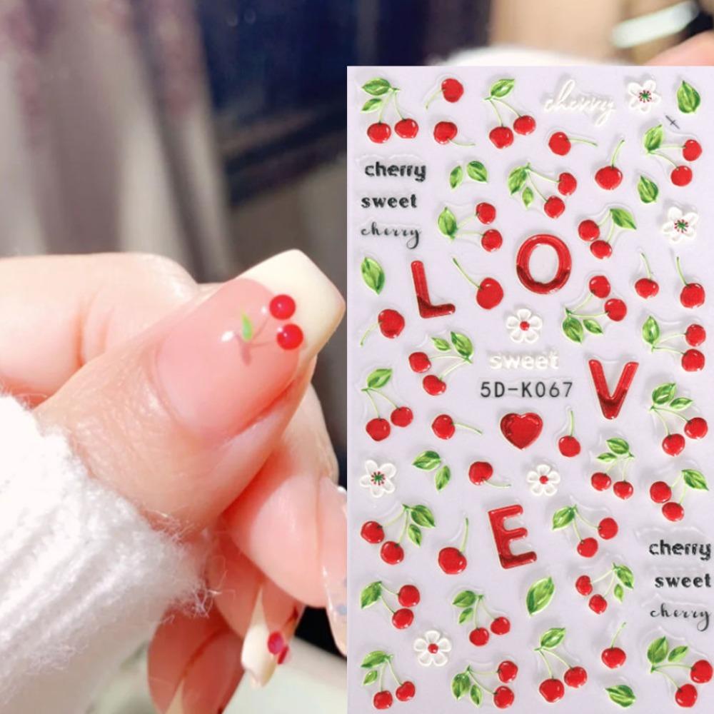 Вишневые самоклеящиеся украшения для ногтей Аксессуары для маникюра Цветы Наклейки для ногтей Фруктовые наклейки для ногтей
Вишневые самоклеящиеся украшения для ногтей Аксессуары для маникюра Цветы Наклейки для ногтей Фруктовые наклейки для ногтей