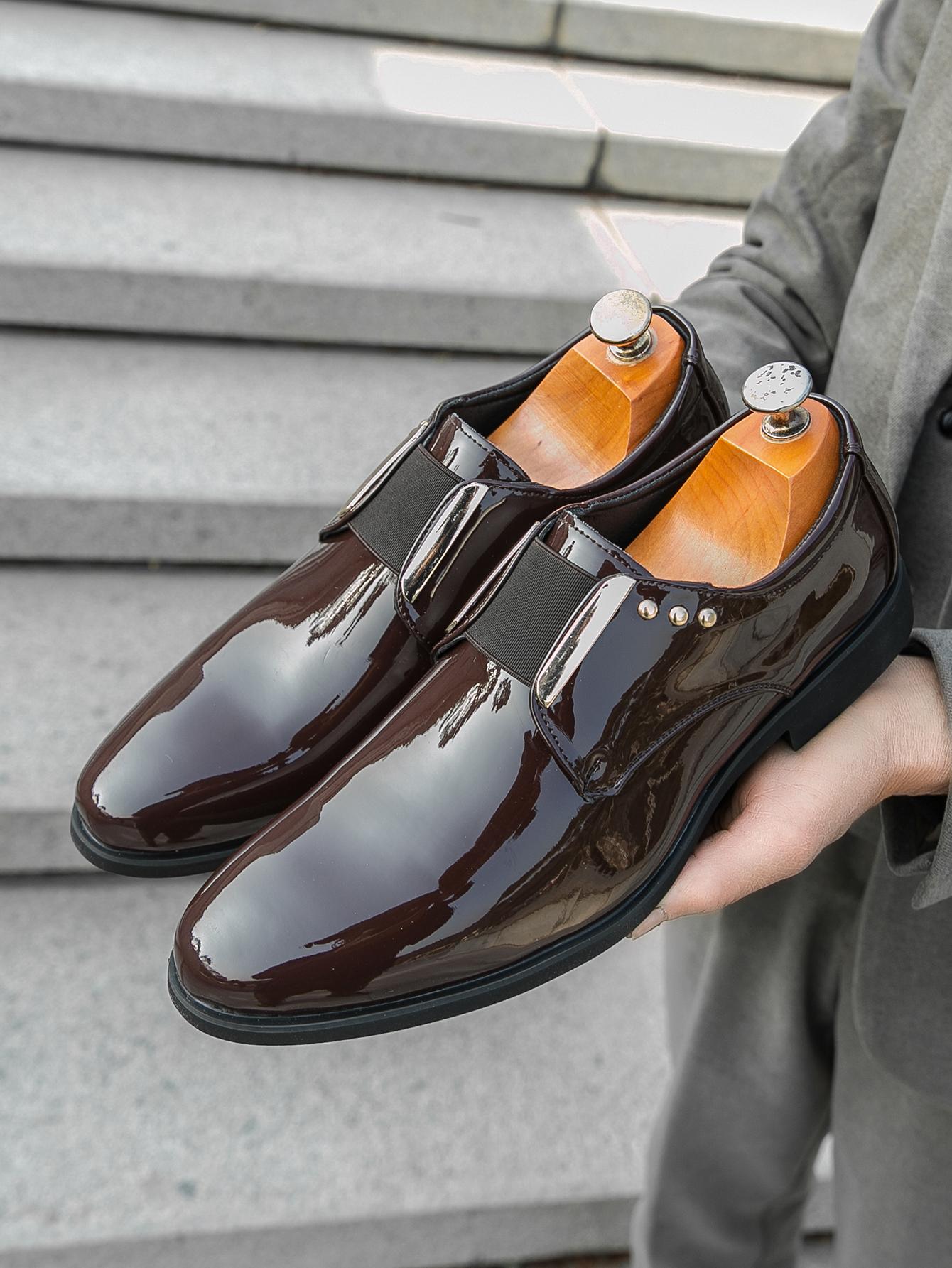 2025 Platform Men s Loafers Slip-On Patent Leather Pointed Toe Formal Wedding Shoes All-Match Men s Flats 38
2025 Platform Men s Loafers Slip-On Patent Leather Pointed Toe Formal Wedding Shoes All-Match Men s Flats 38