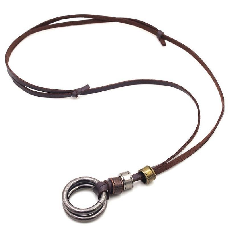 Boho Vintage Female Pendant Necklace Men Leather Necklace kolye Jewellery Ethnic Charm Party Accessories Necklace Collier Colar темно-коричневого
Boho Vintage Female Pendant Necklace Men Leather Necklace kolye Jewellery Ethnic Charm Party Accessories Necklace Collier Colar темно-коричневого