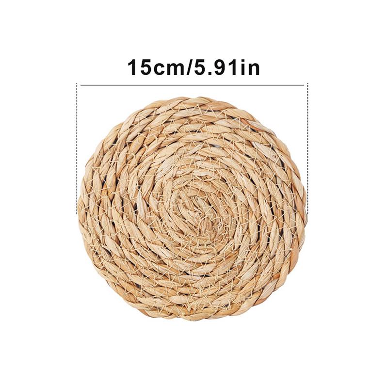 Pot Mats Handwoven Rattan Placemats Round Heat Insulation Mats Natural Woven Table Mats For Dining Home Wedding Decor 15cm
Pot Mats Handwoven Rattan Placemats Round Heat Insulation Mats Natural Woven Table Mats For Dining Home Wedding Decor 15cm