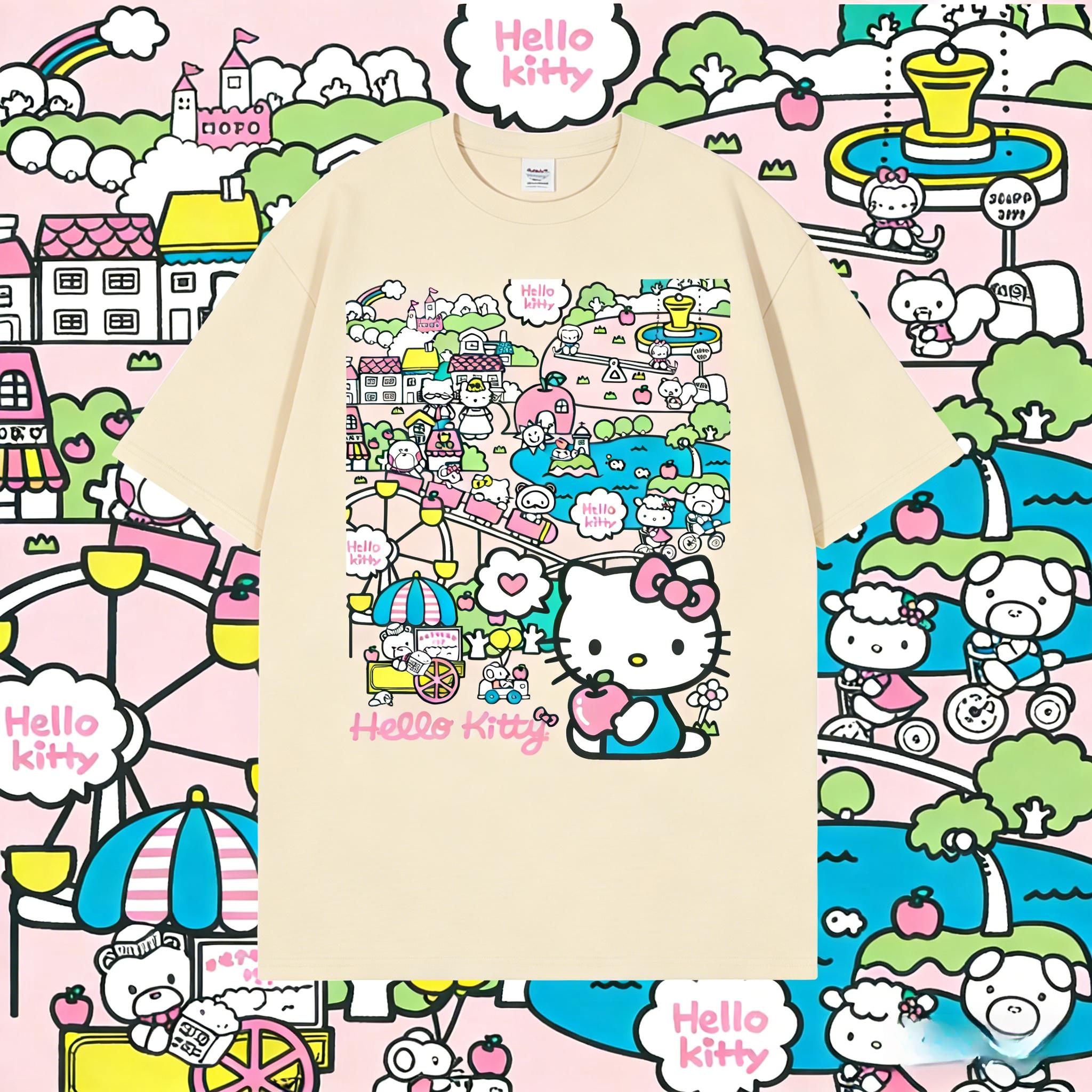2026 Hello Kitty Tee soft cotton short sleeve crew neck cute print lightweight summer top for Women daily casual wear S
2026 Hello Kitty Tee soft cotton short sleeve crew neck cute print lightweight summer top for Women daily casual wear S