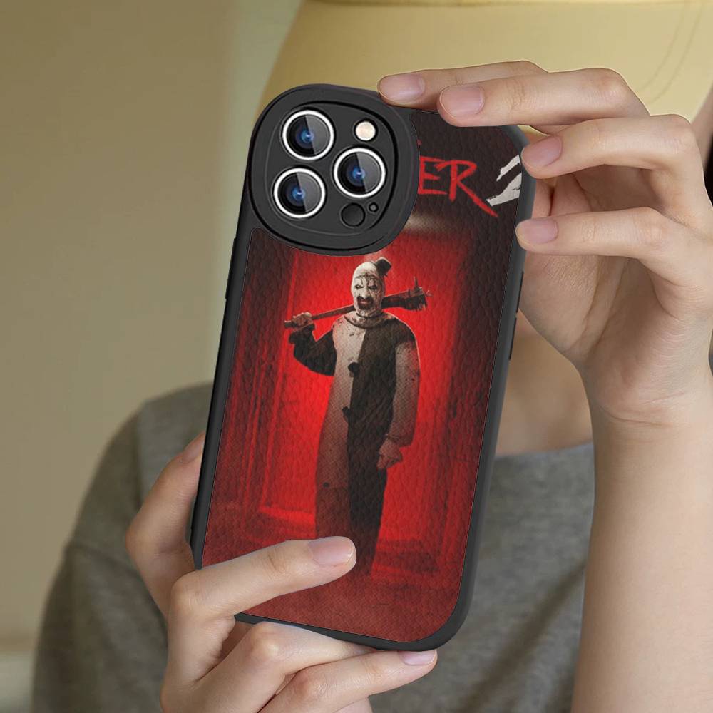 Popular Horror Movie T-Terrifier For IPhone 16 15 14 13 12 11 Pro Max Plus Shockproof Leather Soft Phone Cover iPhone 16
Popular Horror Movie T-Terrifier For IPhone 16 15 14 13 12 11 Pro Max Plus Shockproof Leather Soft Phone Cover iPhone 16