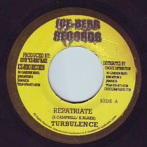 7inch Record TURBULENCE / LEROY SMART - Repatriate / Righteous Woman NONE Ice-Berg Record Jamaica Reggae, Ska & Dub Used
7inch Record TURBULENCE / LEROY SMART - Repatriate / Righteous Woman NONE Ice-Berg Record Jamaica Reggae, Ska & Dub Used