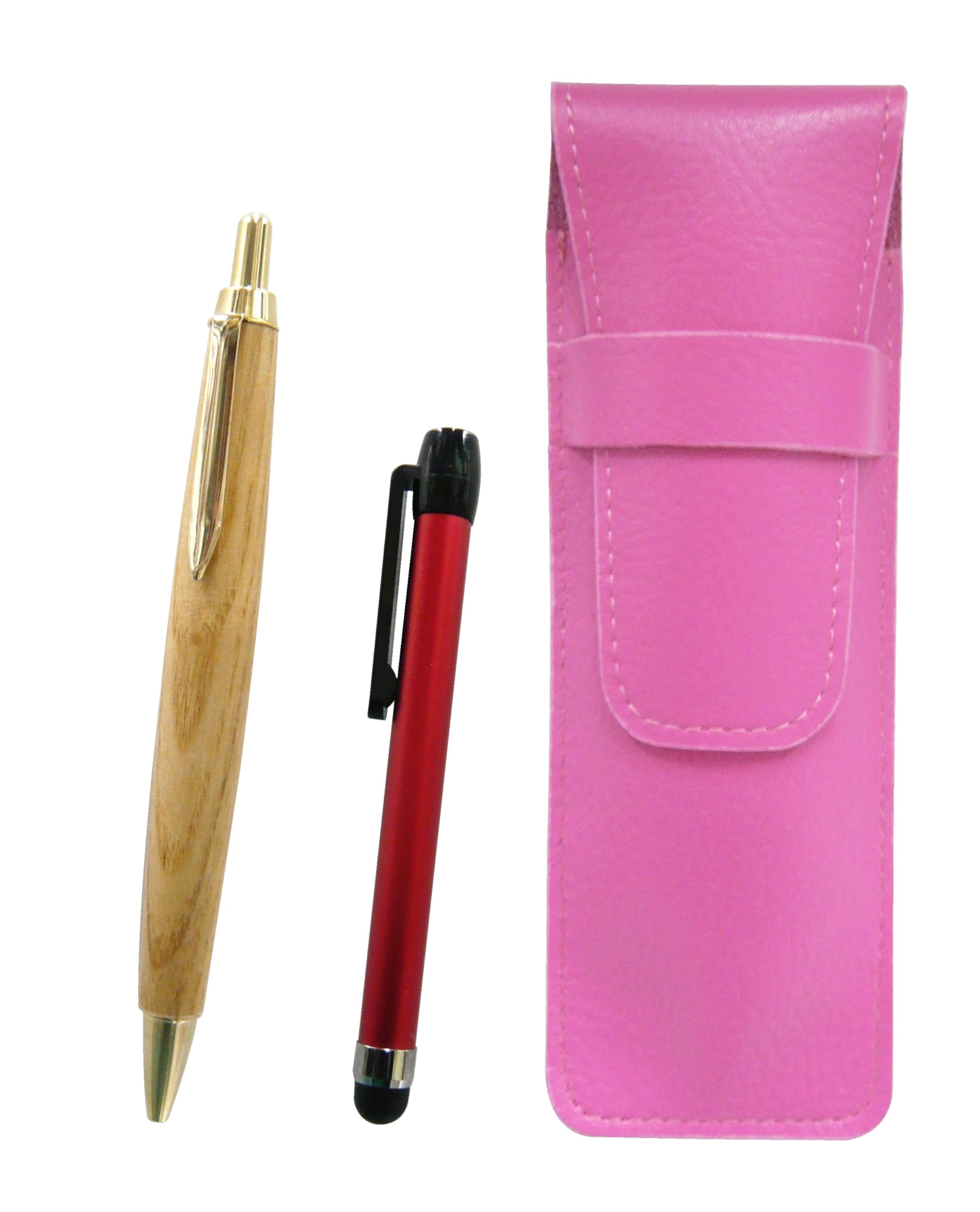 Pink grained leather pencil metal touch rod red and maple wood shaft retro ballpoint pen set case, SASP-ALR-HS47S
Pink grained leather pencil metal touch rod red and maple wood shaft retro ballpoint pen set case, SASP-ALR-HS47S