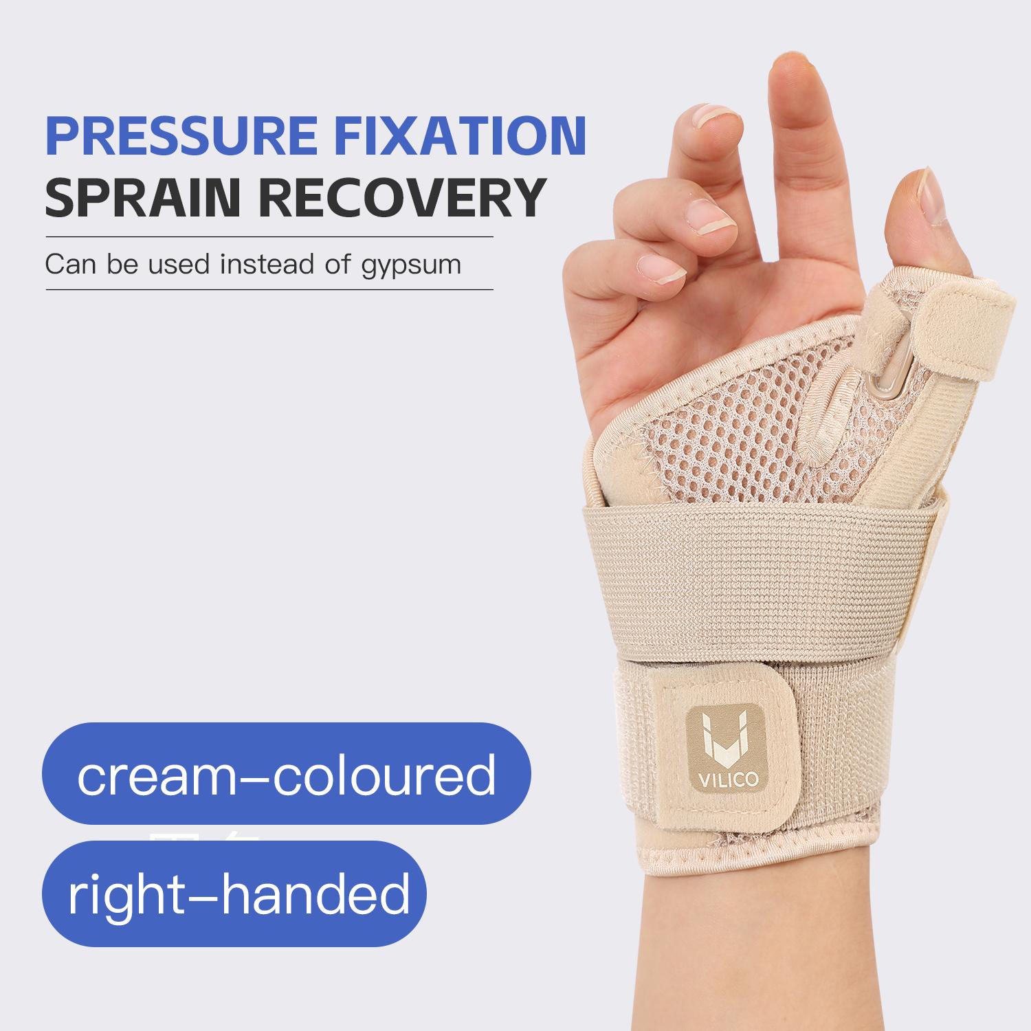 Flexible Splint Wrist Thumb Support Brace For Tendonitis Arthritis Breathable Thumb Protector Guard Fits Right And Left Hand
Flexible Splint Wrist Thumb Support Brace For Tendonitis Arthritis Breathable Thumb Protector Guard Fits Right And Left Hand