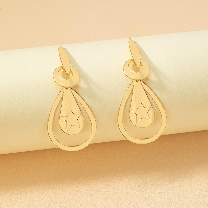 Cross-border Geometric Five-Pointed Star Earrings - Celebrity Style, Trendy Ins Fashion for Women
Cross-border Geometric Five-Pointed Star Earrings - Celebrity Style, Trendy Ins Fashion for Women