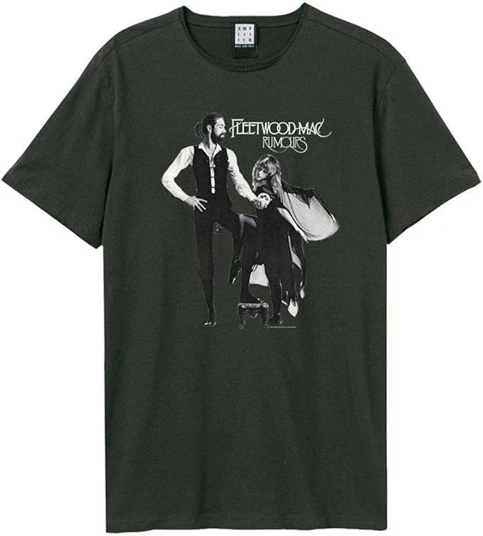 Amplified Fleetwood Mac Rumours Mens Charcoal T Shirt Fleetwood Mac Classic Tee 4XL
Amplified Fleetwood Mac Rumours Mens Charcoal T Shirt Fleetwood Mac Classic Tee 4XL