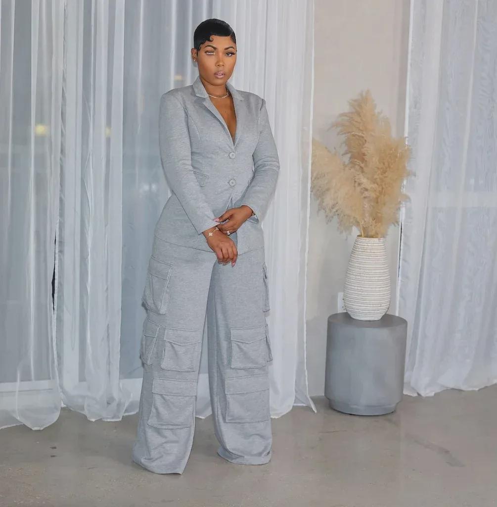 Женские осенние комбинезоны: RC3316 Комплект брюк прямого покроя XXL серый
Женские осенние комбинезоны: RC3316 Комплект брюк прямого покроя XXL серый