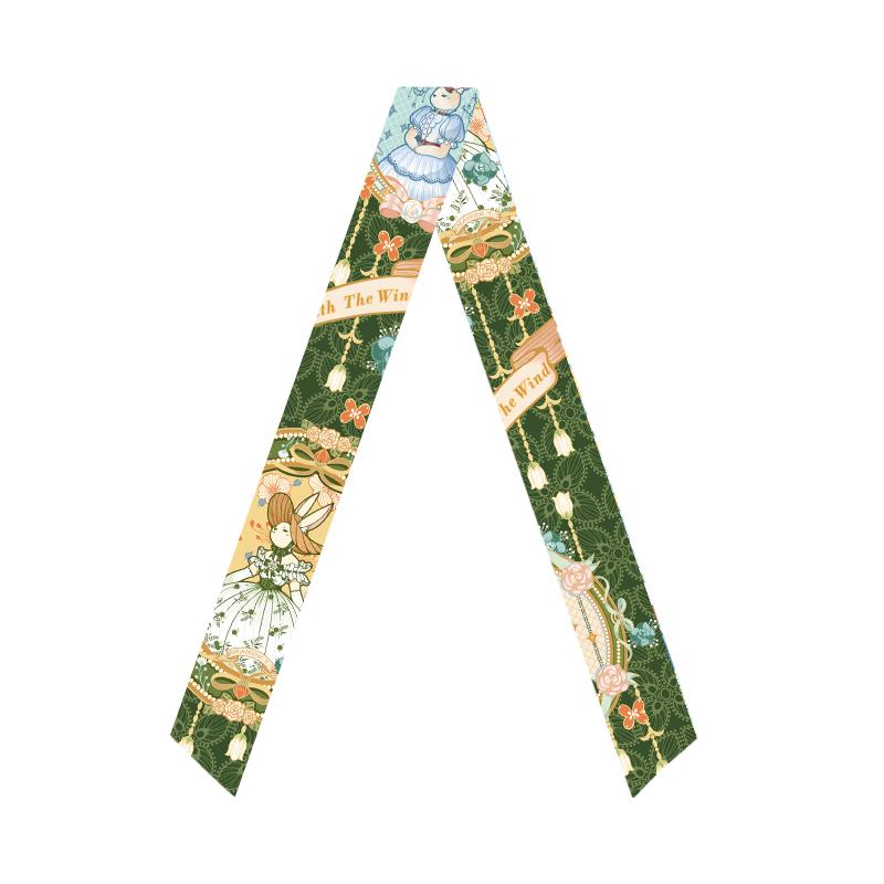 Vintage Green Scarf Vacation Long Silk Scarf Sweet and Cute Girl Headband Bag Handle Belt Satin Scarves 120cm x 5cm зелёный
Vintage Green Scarf Vacation Long Silk Scarf Sweet and Cute Girl Headband Bag Handle Belt Satin Scarves 120cm x 5cm зелёный
