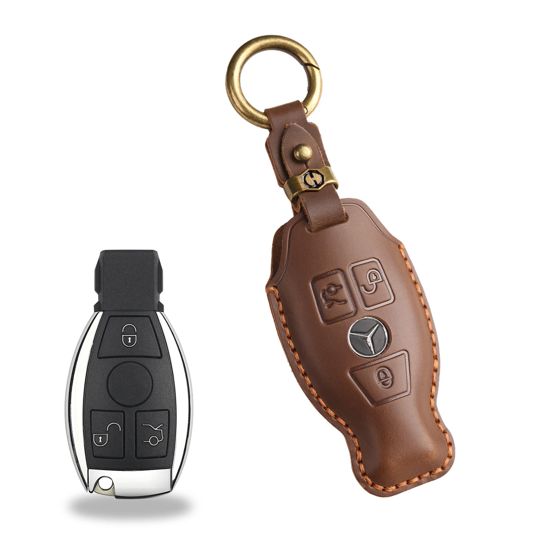 The Retro Key Cover Is Suitable For The Old Mercedes-Benz E300L C200L Pure Handmade Leather Key Protection Case Ring. коричневый
The Retro Key Cover Is Suitable For The Old Mercedes-Benz E300L C200L Pure Handmade Leather Key Protection Case Ring. коричневый