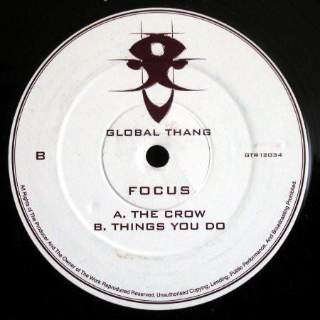 12inch Record FOCUS - The Crow / Things You Do GTR12034 Global Thang 2002 UK Dance & Electronica Used
12inch Record FOCUS - The Crow / Things You Do GTR12034 Global Thang 2002 UK Dance & Electronica Used