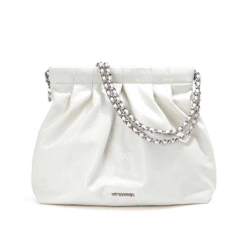 Genuine Leather Pleated Hobo Tote – Women s Large-Capacity Chain Shoulder Bag 29*9*26 cm білий
Genuine Leather Pleated Hobo Tote – Women s Large-Capacity Chain Shoulder Bag 29*9*26 cm білий