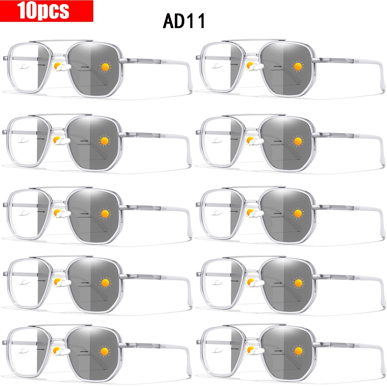 10-Pair Casual Reading Glasses metal-framed Transparent Unisex Frame Magazine Readers Magnification Eyewear Presbyopic Eyewear 2.5
10-Pair Casual Reading Glasses metal-framed Transparent Unisex Frame Magazine Readers Magnification Eyewear Presbyopic Eyewear 2.5