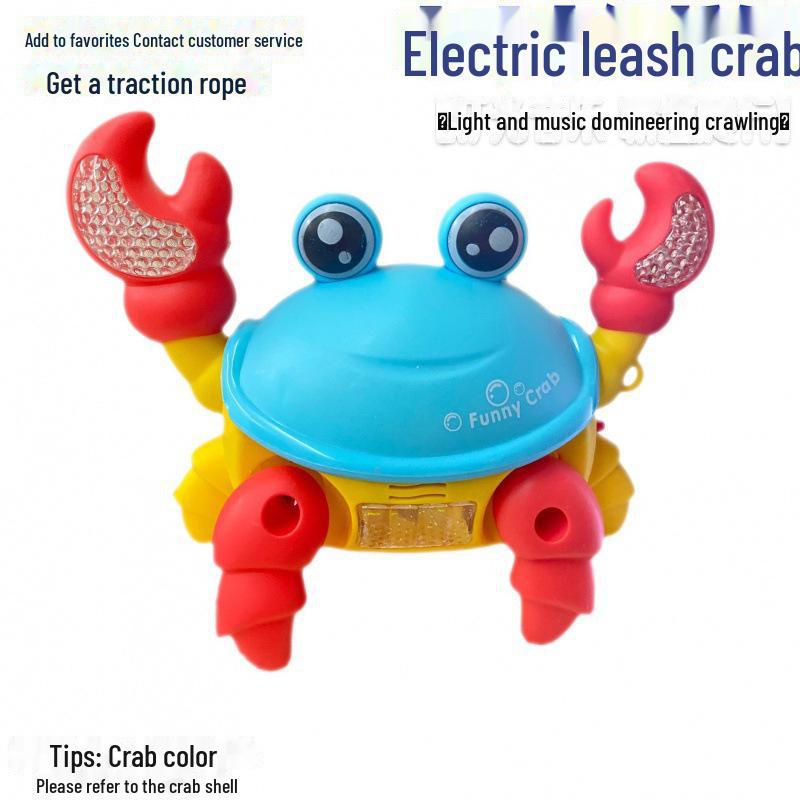 Светящаяся музыкальная электрическая игрушка-краб для детей without battery синий
Светящаяся музыкальная электрическая игрушка-краб для детей without battery синий