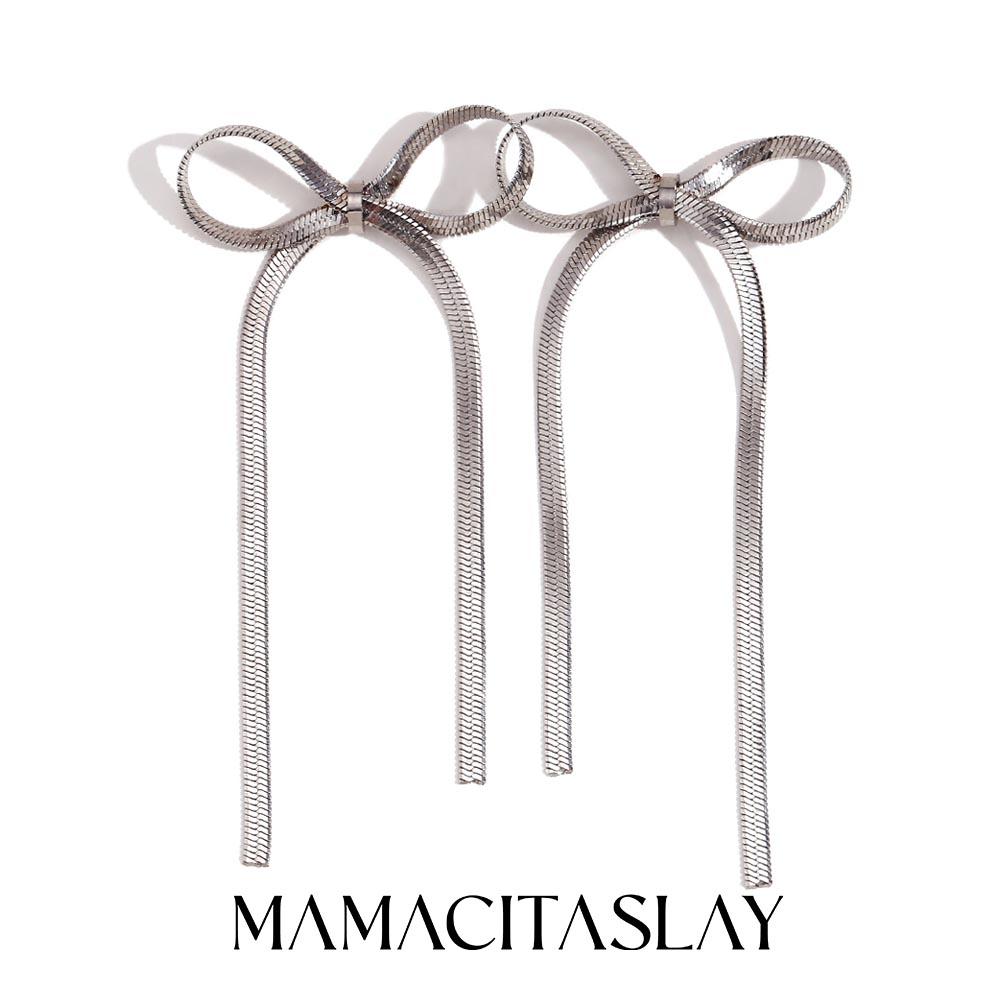 MamacitaSlay Серьги-цепочки из нержавеющей стали с лезвием, бантом и кисточками, Водонепроницаемые украшения на годовщину, Милые серьги для женщин, Подарок
MamacitaSlay Серьги-цепочки из нержавеющей стали с лезвием, бантом и кисточками, Водонепроницаемые украшения на годовщину, Милые серьги для женщин, Подарок