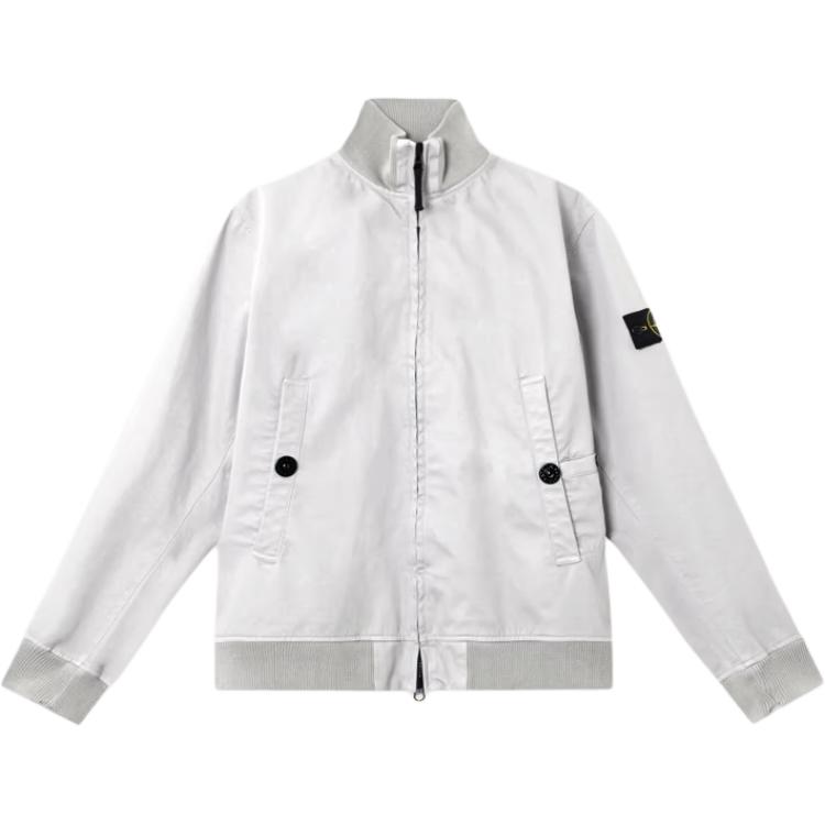 Stone Island Logo Stand Collar Zip Flight Jacket Men Jacket Pearl-Grey K1S154100012S0034-V0061 S
Stone Island Logo Stand Collar Zip Flight Jacket Men Jacket Pearl-Grey K1S154100012S0034-V0061 S