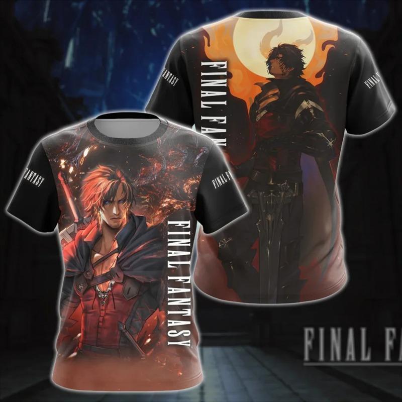 Мужская 3D футболка Final Fantasy 16 летняя новая с коротким рукавом игровой логотип крутой принт круглый вырез дышащая спортивная XXS
Мужская 3D футболка Final Fantasy 16 летняя новая с коротким рукавом игровой логотип крутой принт круглый вырез дышащая спортивная XXS