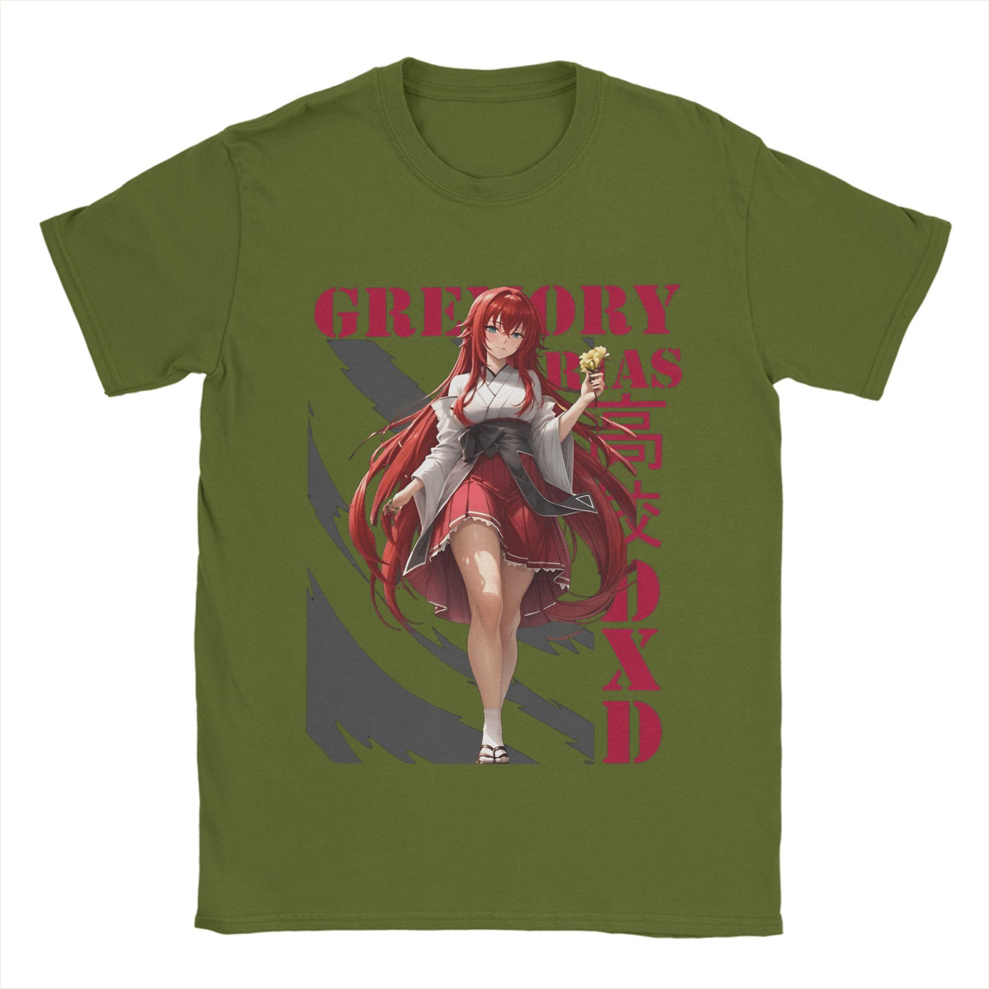 Rias Gremory DxD T Shirts Men s 100% Cotton Vintage T-Shirt Round Collar Tee Shirt Short Sleeve Clothing Original 4XL
Rias Gremory DxD T Shirts Men s 100% Cotton Vintage T-Shirt Round Collar Tee Shirt Short Sleeve Clothing Original 4XL
