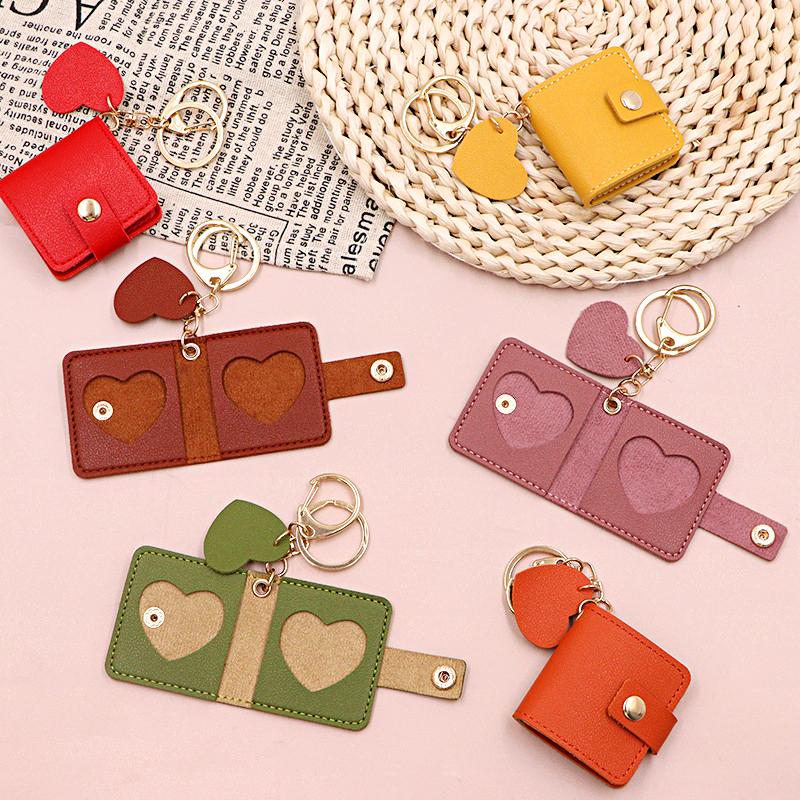 1PC Faux Leather Gift Mini Photo Album Pockets Storage Heart Shape Portable DIY Foldable Bag Charms Cute Multicolor
1PC Faux Leather Gift Mini Photo Album Pockets Storage Heart Shape Portable DIY Foldable Bag Charms Cute Multicolor