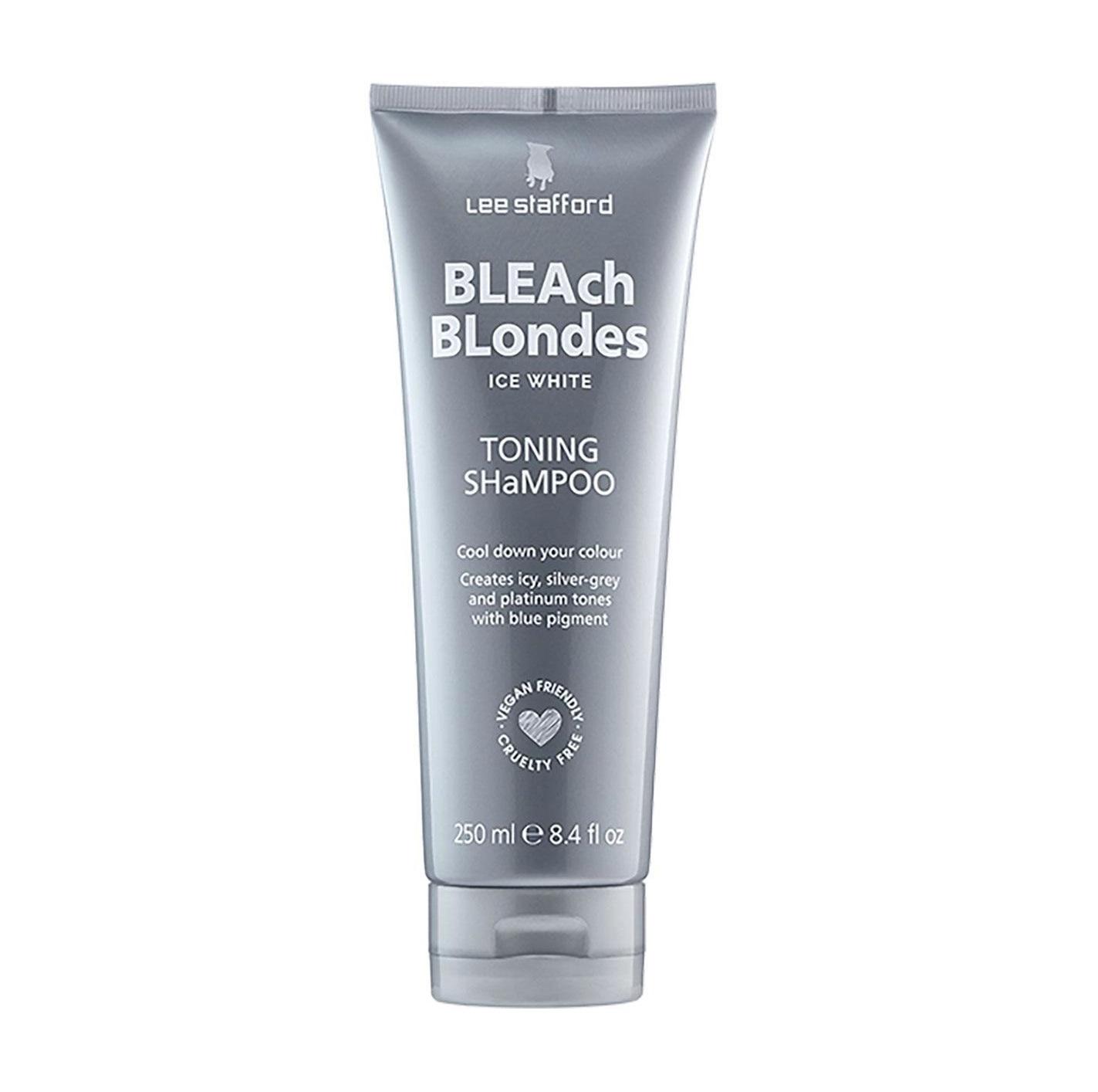 Shampoo for hair with blue pigment Bleach Blondes Ice White Toning Shampoo Lee Stafford 250 ml
Shampoo for hair with blue pigment Bleach Blondes Ice White Toning Shampoo Lee Stafford 250 ml