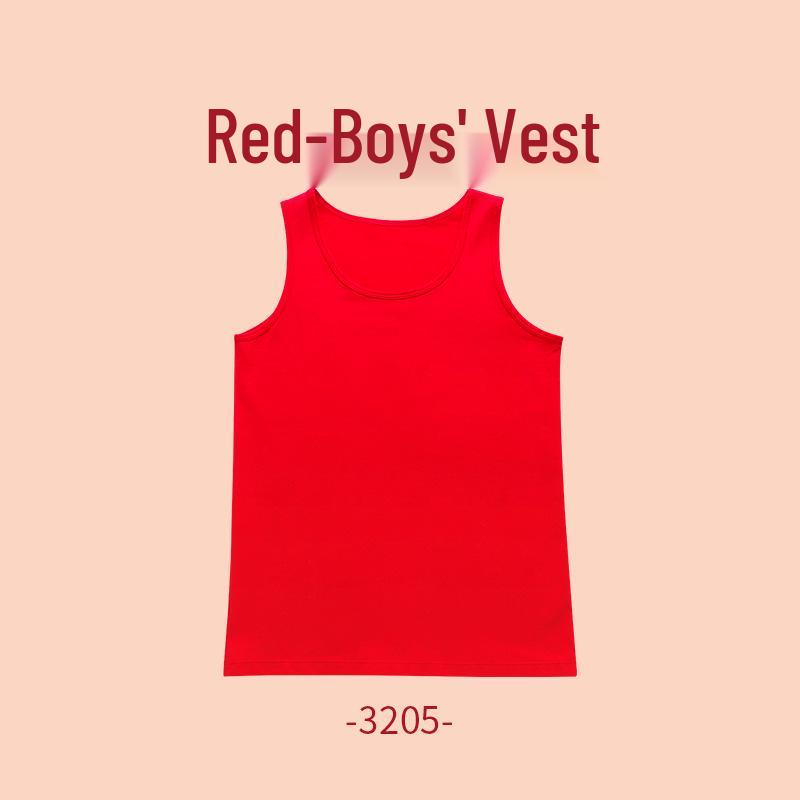 Boys 2024 Zodiac Year of the Snake Red Cotton Vest - New Year Style for Middle School Students 150 (60-70 jin)
Boys 2024 Zodiac Year of the Snake Red Cotton Vest - New Year Style for Middle School Students 150 (60-70 jin)