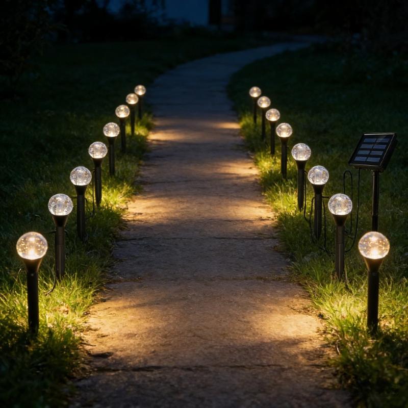 5M/6M/8M Outdoor Solar Bubble String Lights Waterproof LED Landscape Stake Lights for Garden Yard Patio Decor 15LED-5M
5M/6M/8M Outdoor Solar Bubble String Lights Waterproof LED Landscape Stake Lights for Garden Yard Patio Decor 15LED-5M